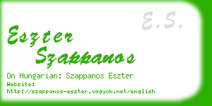 eszter szappanos business card